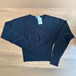 Aritzia Wilfred GOLIGHTLY CARDIGAN black